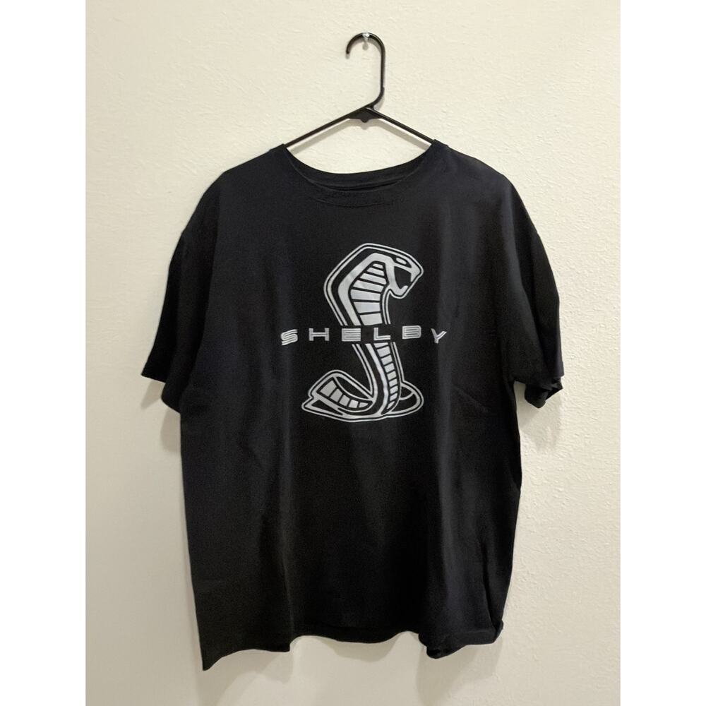 JH Design Men's Shelby Cobra Snake T-Shirt - Black - Size XL